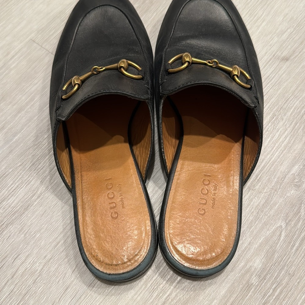 Gucci Princetown Leather Slipper - Picture 3 of 5